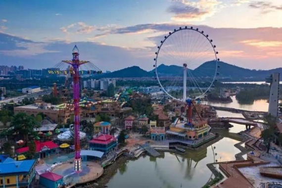 康輝旅遊網順德“新十景”之一順峰山公園， 華僑城歡樂海岸 PLUS1天遊